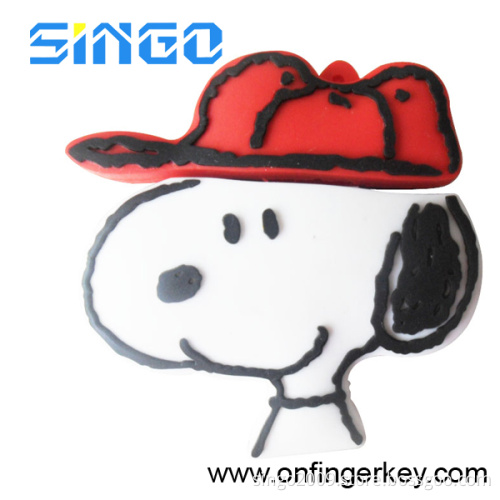 Cartoon USB Flash Drive (PVC Custom USB/ SNOOPY)